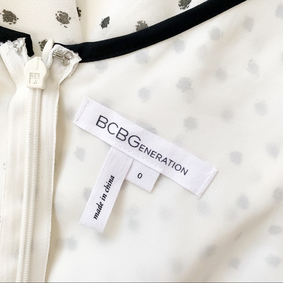 BCBGeneration polka dot lace dress size 0 - Picture 5 of 5